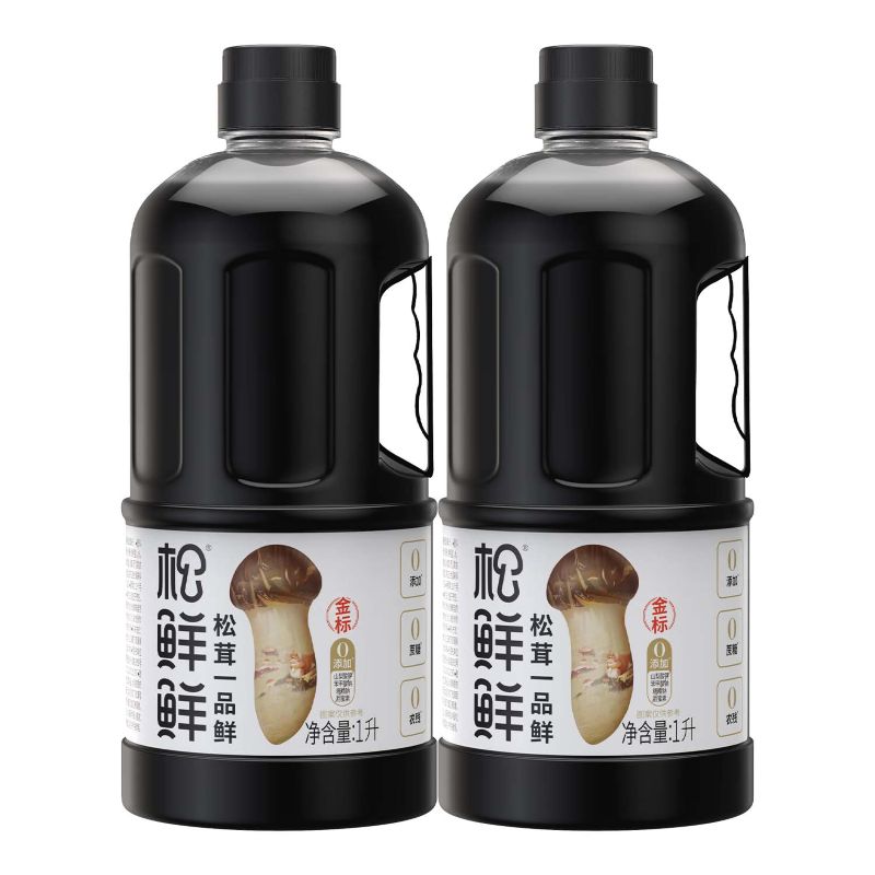 松鲜鲜 酱油 金标松茸一品鲜 1L*2 白色（单位：组）
