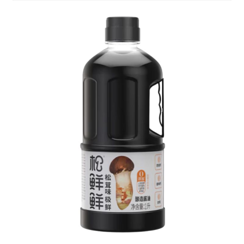 松鲜鲜 酱油 松茸味极鲜 1L 白色（单位：瓶）