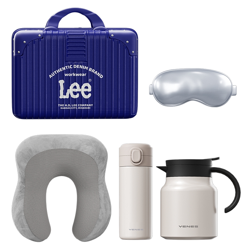 菲驰（VENES） 保温杯礼盒套装  知趣套装 Y-D010B 5件套 蓝色（单位：套）