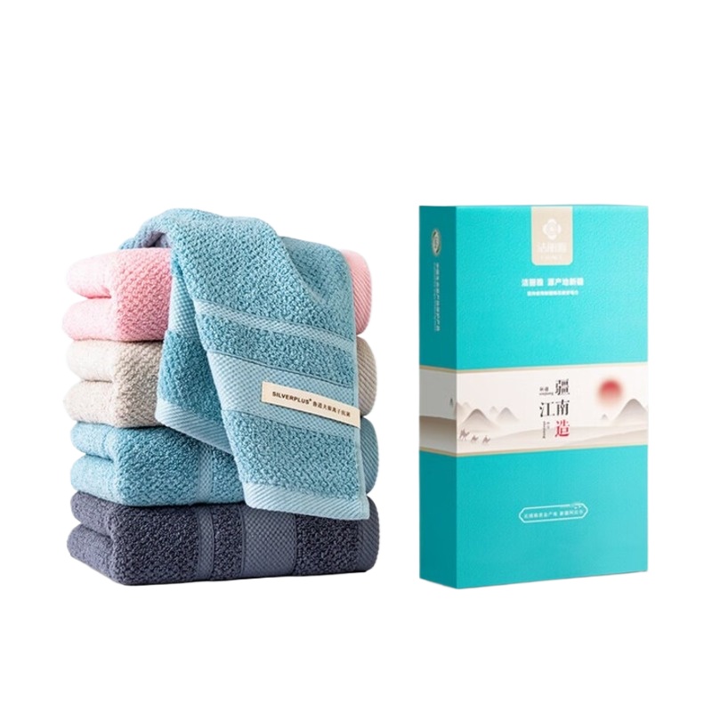 洁丽雅（Grace） 玄墨染毛巾单条礼盒装  W1108 70*33cm 混色（单位：盒）