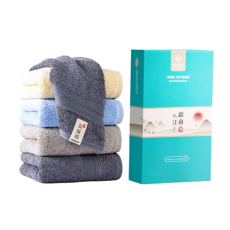 洁丽雅（Grace） 棉记毛巾单条礼盒装  W0078 76*34cm 混色（单位：盒）