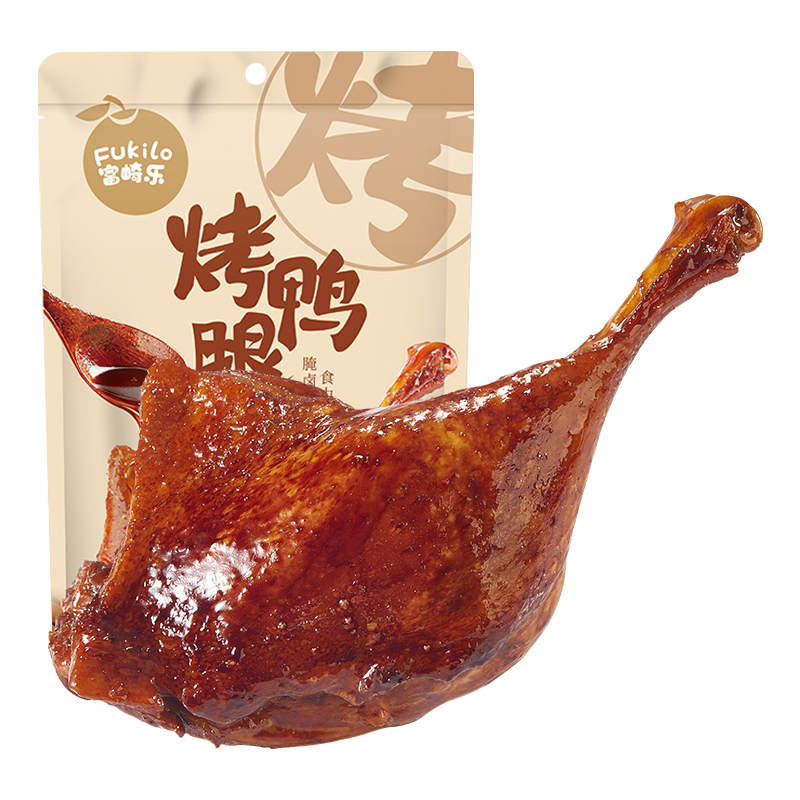 富崎乐（Fukilo） 烤鸭腿 五指毛桃香辣味 100g*2 棕色（单位：组）