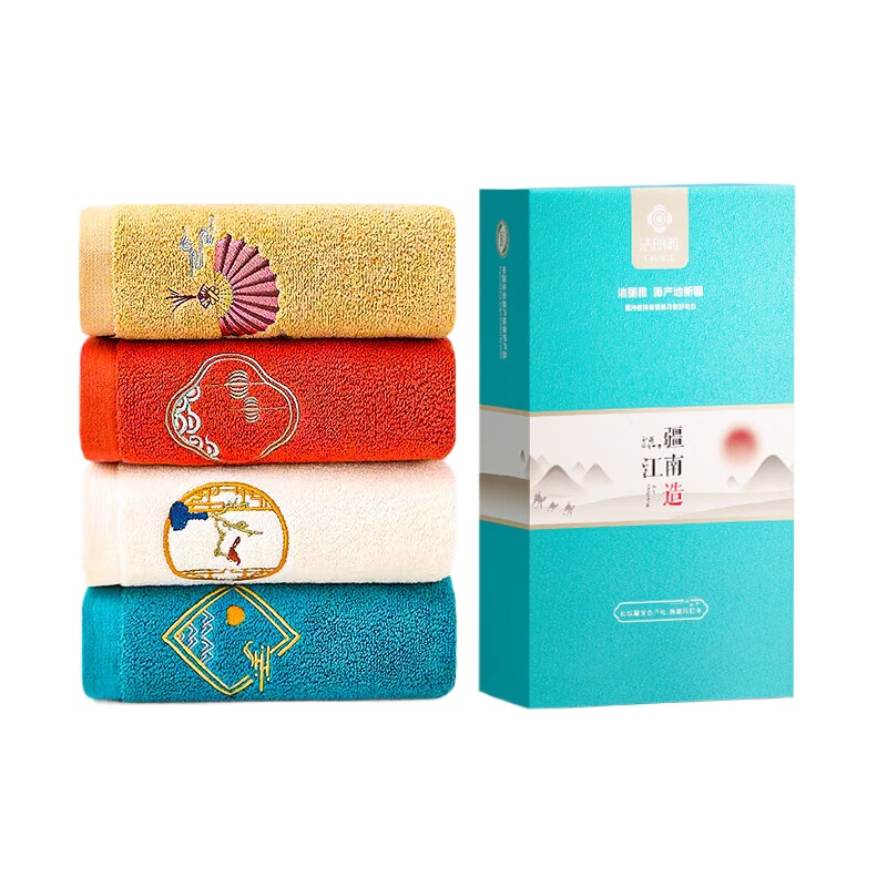 洁丽雅（Grace） 西子毛巾单条礼盒装  W2927 74*34cm 混色（单位：盒）