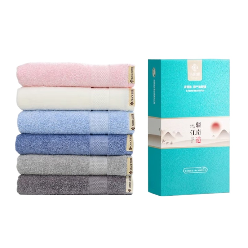 洁丽雅（Grace） 西雅图毛巾单条礼盒装  W0092 76*35cm 混色（单位：盒）