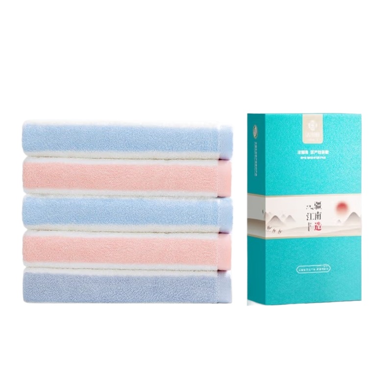 洁丽雅（Grace） 潘帕斯毛巾单条礼盒装  W2576 70*34cm 混色（单位：盒）