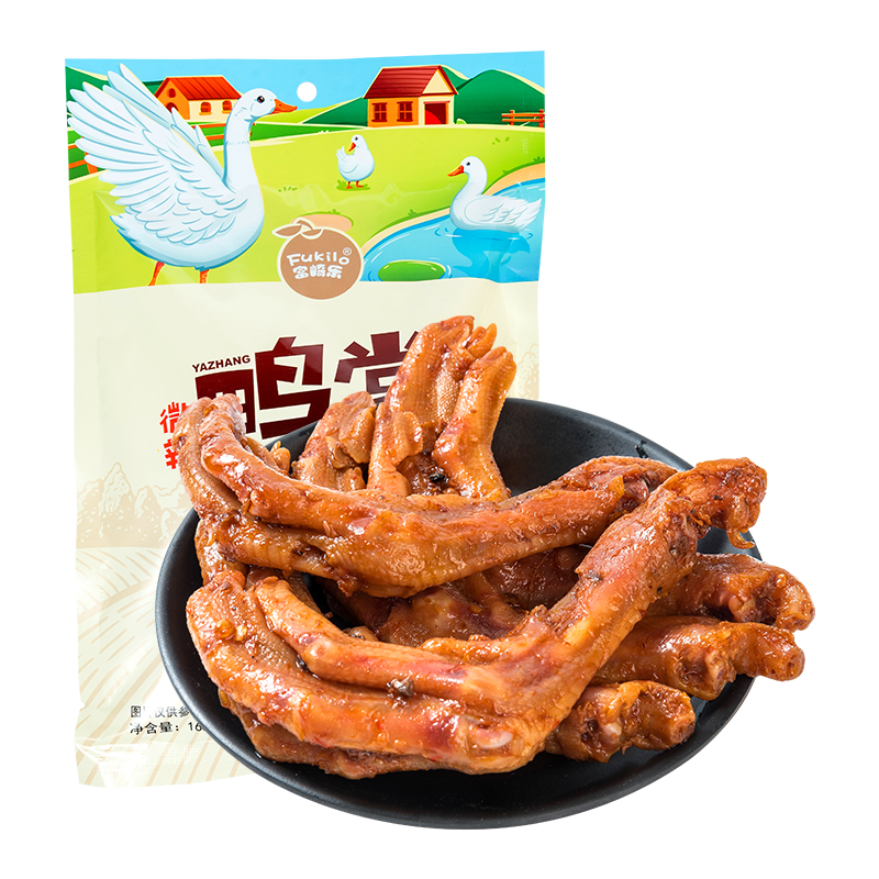 富崎乐（Fukilo） 鸭掌 微辣 168g*2 棕色（单位：组）