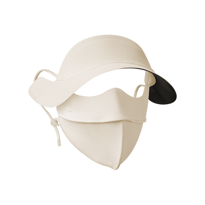 蕉下（beneunder） 帽檐款全脸防晒面罩 AL333 均码 UPF50+ 米月白（单位：个）