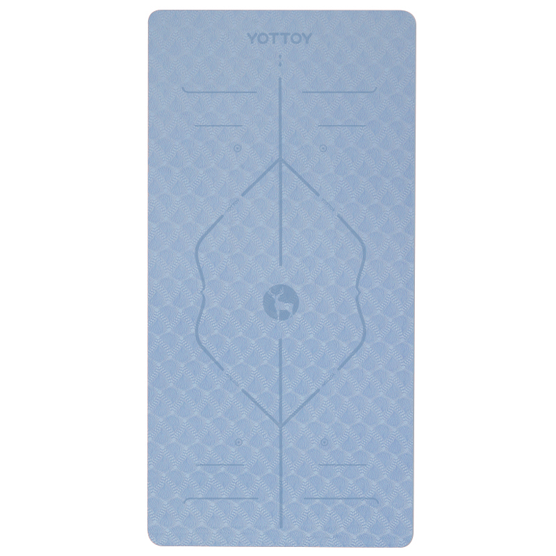 YOTTOY 体位线系列单色瑜伽垫100cm yjd231003c04 12mm  星蓝色（单位：条）