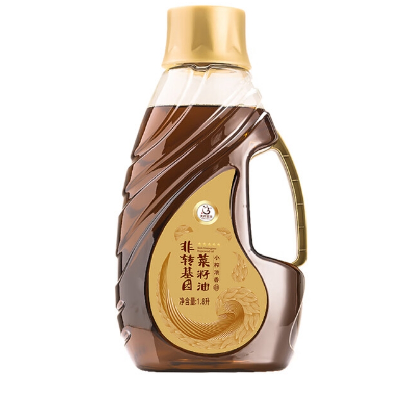 天府菜油 浓香 菜籽油 1.8L 1.8 香槟色（单位：瓶）