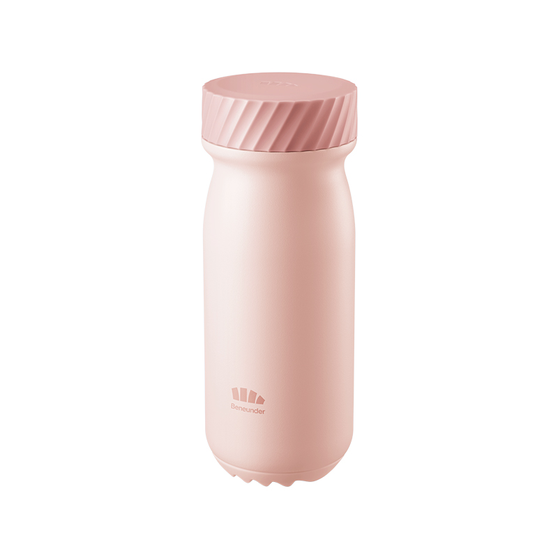 蕉下（beneunder） 户外轻量随行保温杯 LC131 400ml  绯桃粉（单位：个）
