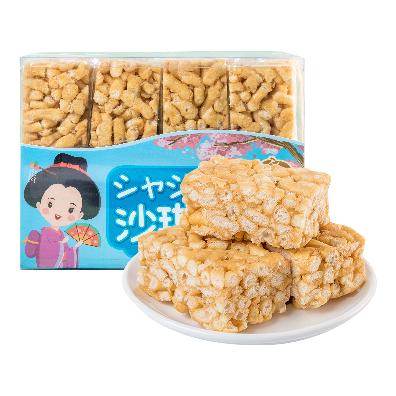 富崎乐（Fukilo） 经典沙琪玛 原味 320g*2 蓝色（单位：组）