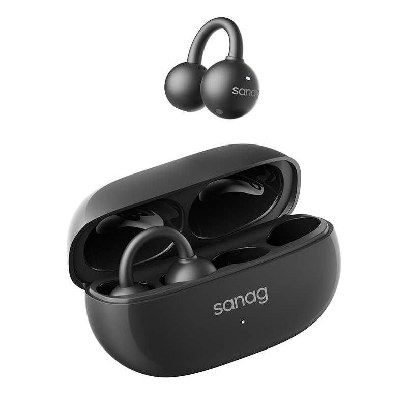 SANAG 耳夹式运动蓝牙耳机 S-F20SPro-CL 29小时混合续航 墨染黑（单位：副）