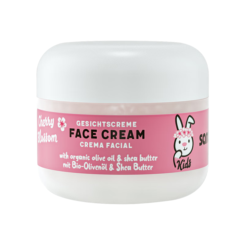 哈罗闪（sanosan） 儿童柔嫩面霜  樱花香型 50ml 粉色（单位：瓶）