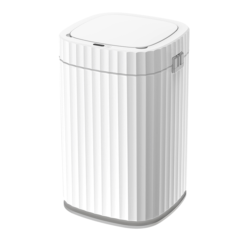 洁安惠 抽绳打包塑料感应垃圾桶 5912 容量15升（电池款） 白灰（单位：台）