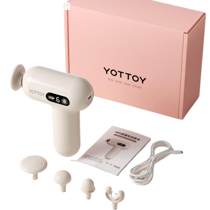 YOTTOY 迷你筋膜枪 amjm2311x1A00011014j004 420g  月光白（单位：个）