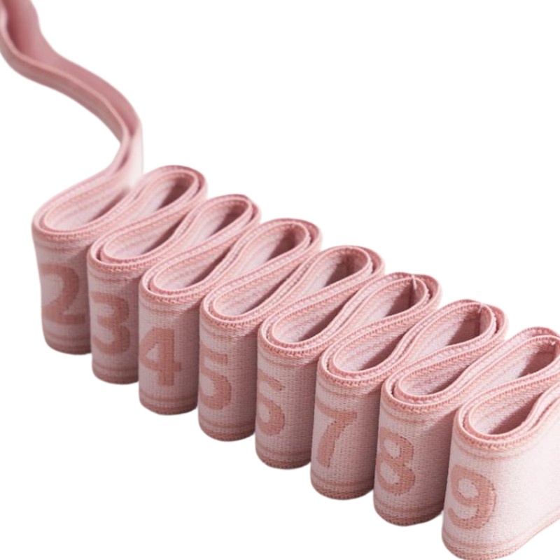 YOTTOY 瑜伽分段拉力带 SZD22001A02 80.5g  yot粉（单位：条）