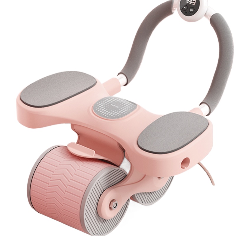 YOTTOY 两轮肘撑健腹轮二合一含跪垫 含计时器 Y24029A004002+ 1.9kg 粉色（单位：个）