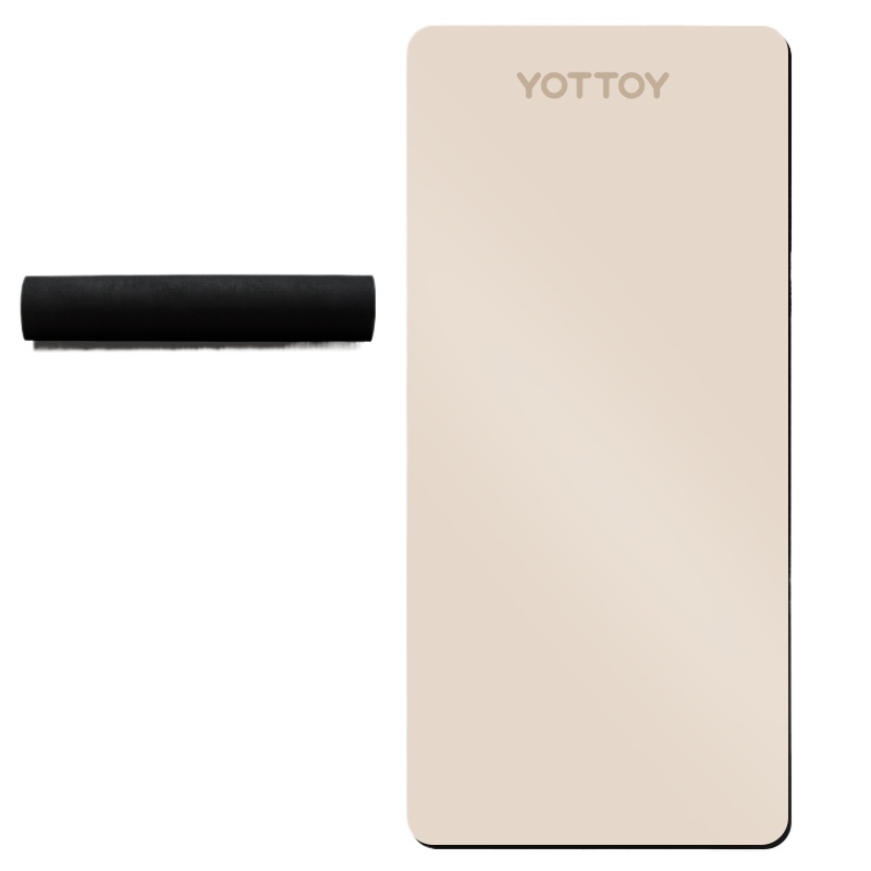YOTTOY 纯净系列橡胶瑜伽垫68cm Apdysb183685 5mm 岩石白（单位：条）