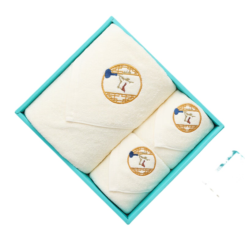 洁丽雅（Grace） 西子浴巾 W2926+W2927 三件套 混色（单位：盒）