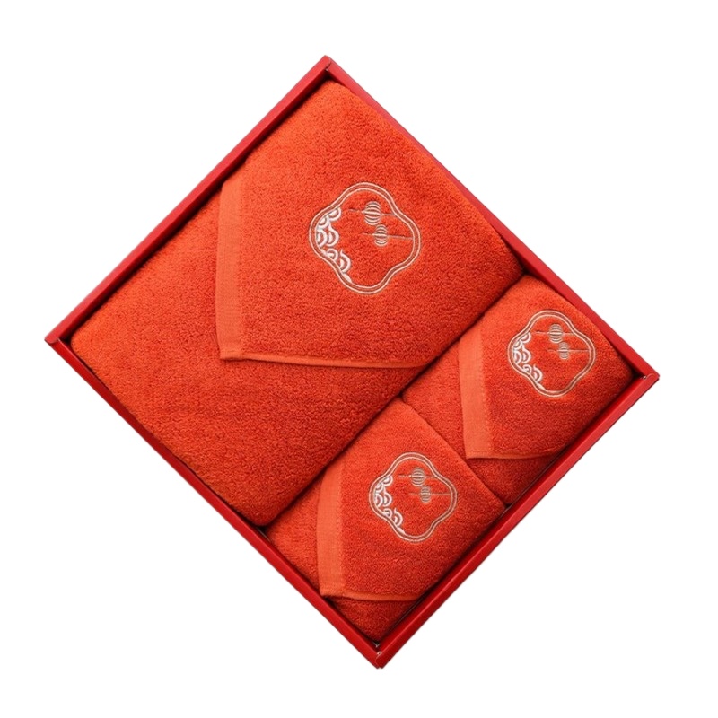 洁丽雅（Grace） 西子毛巾浴巾组合  W2926+W2927 三件套 混色（单位：盒）