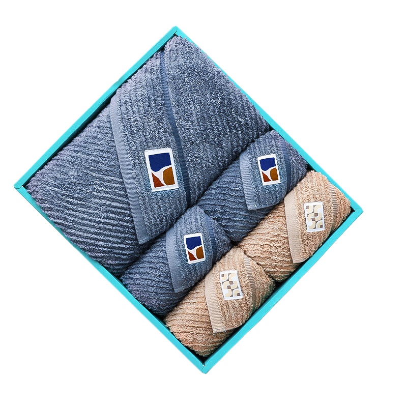 洁丽雅（Grace） 楼兰毛巾浴巾组合  W2925+W2924 五件套 混色（单位：盒）