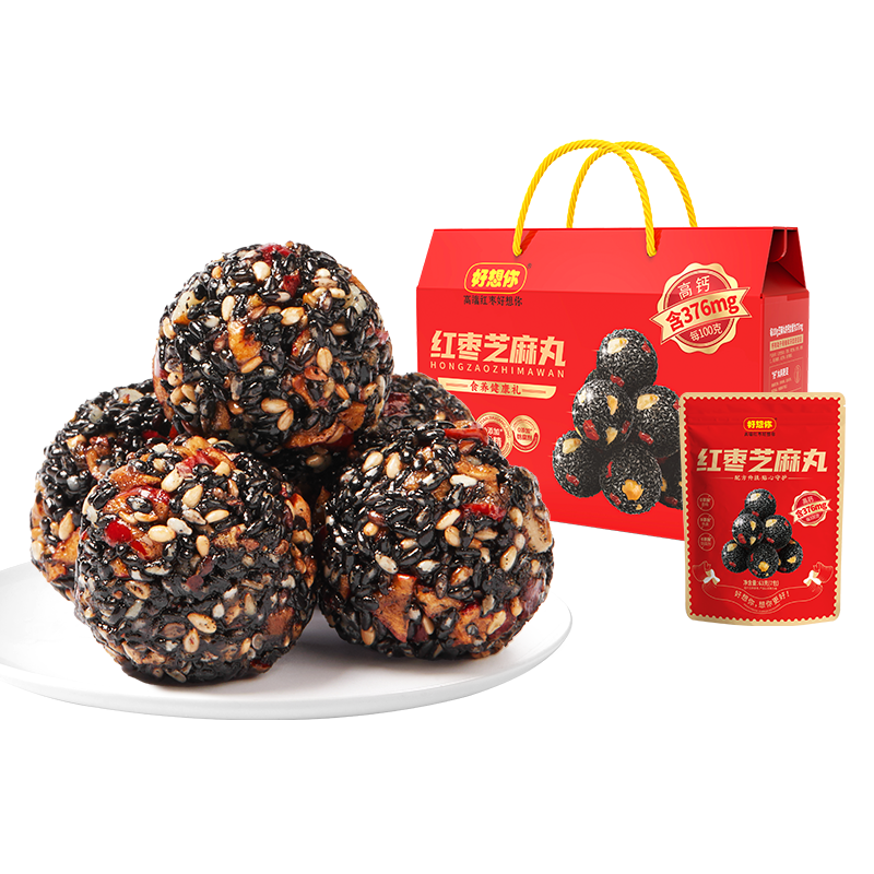 好想你 红枣芝麻丸礼盒630g 630g 630g  蓝色（单位：盒）