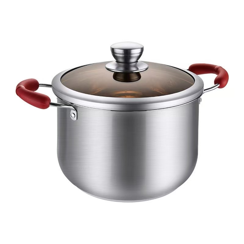 小厨仕（xiaochushi） 鼓型汤锅 XCS-36 24CM 银色（单位：个）