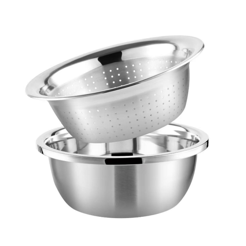 小厨仕（xiaochushi） 洗菜盆+米筛 xcs-008 26CM/26CM 银色（单位：套）