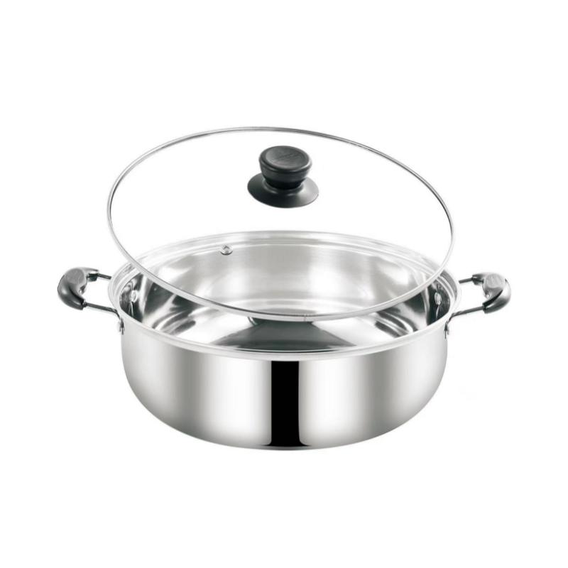 小厨仕（xiaochushi） 锁鲜团圆汤锅 xcs-011 30CM 银色（单位：个）