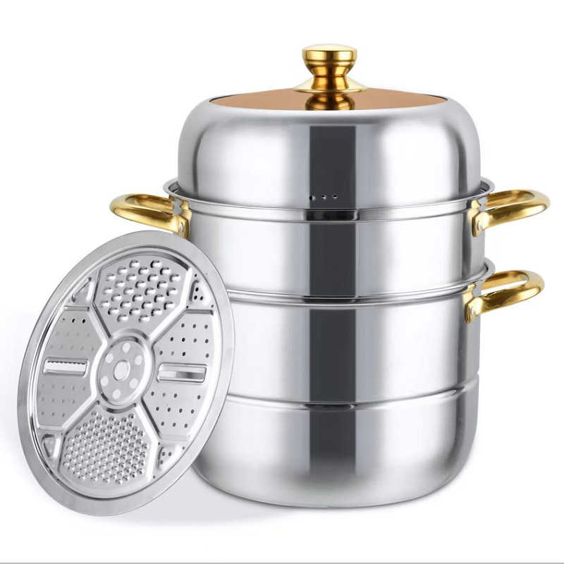小厨仕（xiaochushi） 伯爵304蒸锅 xcs-016 30CM 银色（单位：个）