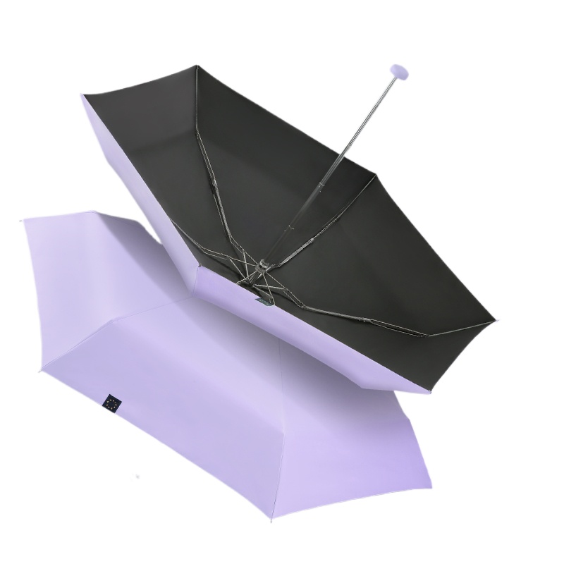 天堂 五折迷你口袋胶囊伞 50752EXJ 54cmX6骨 风信紫（单位：把）