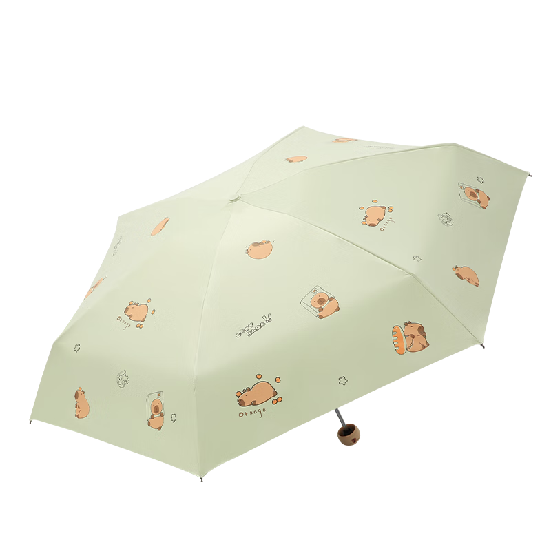 天堂 迷你五折太阳伞胶囊伞 51146E 54cmX6骨 新芽绿（单位：把）