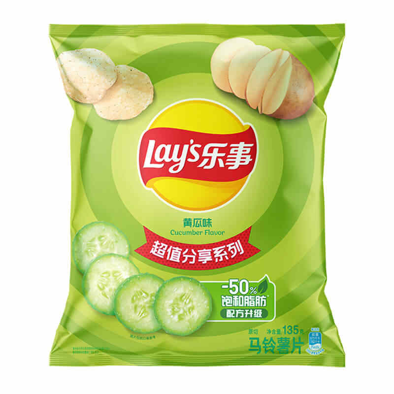 乐事（Lay's）  薯片135g  135g  135g   混色（单位：袋 ）