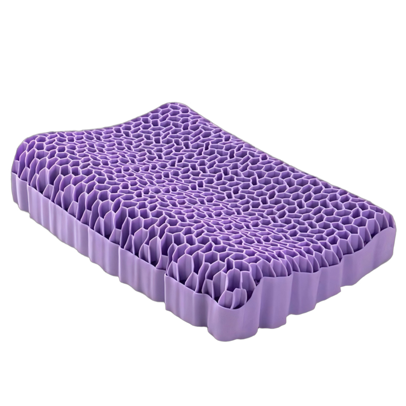 圣夫妮 TPE天然果冻枕-单只 SFN-005 52*35*8cm 粉紫色（单位：只）