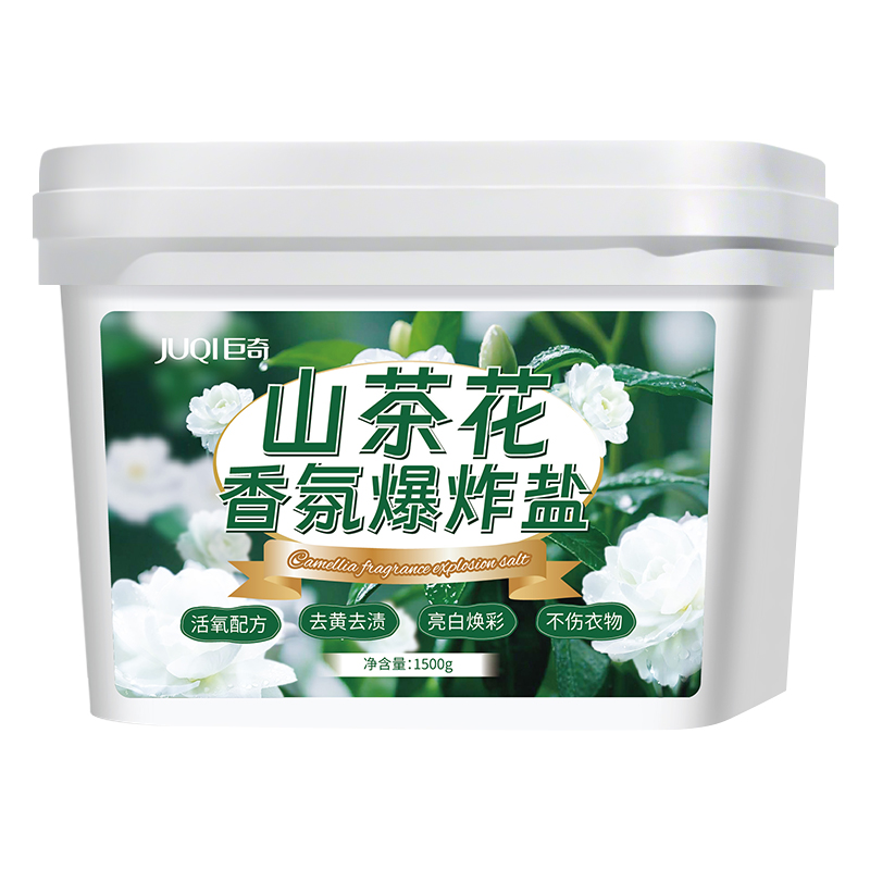 巨奇（JUQI） 山茶花爆炸盐 洗白增艳 1500g 绿色（单位：盒）
