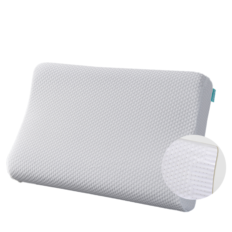 罗曼罗兰（ROMROL） 天然乳胶枕（波浪款） 梵迪 40*60*10cm 白色（单位：只）