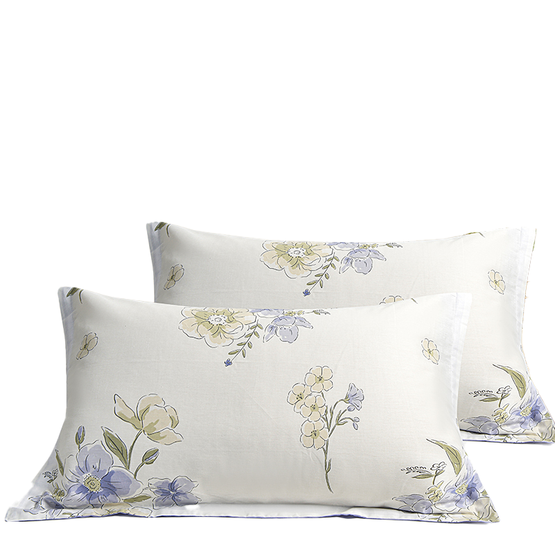 罗曼罗兰（ROMROL） 全棉枕套 伊芙花语 48*74cm*2 混色（单位：对）