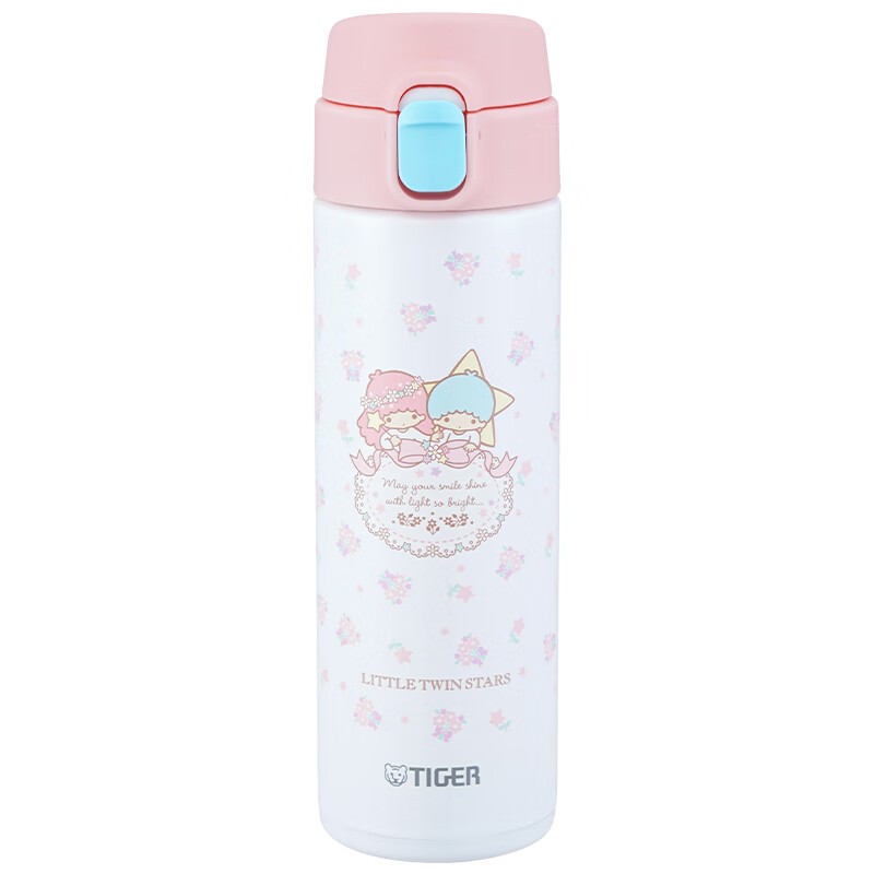 虎牌（TIGER） 不锈钢保温杯 MOY-L48C-双子星 480ml 粉色（单位：个）