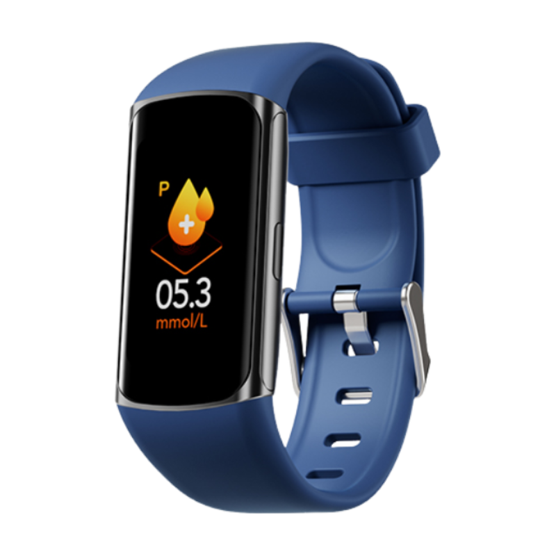 dido 血糖血氧心率血压手环 D-F50SProII 防水等级：IP68 蓝色（单位：只）