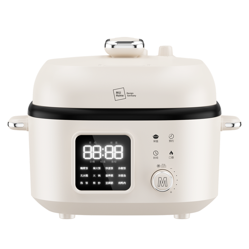 Miji Home Design Germany 电压力锅 PC-L4018 4L 绒白色（单位：台）