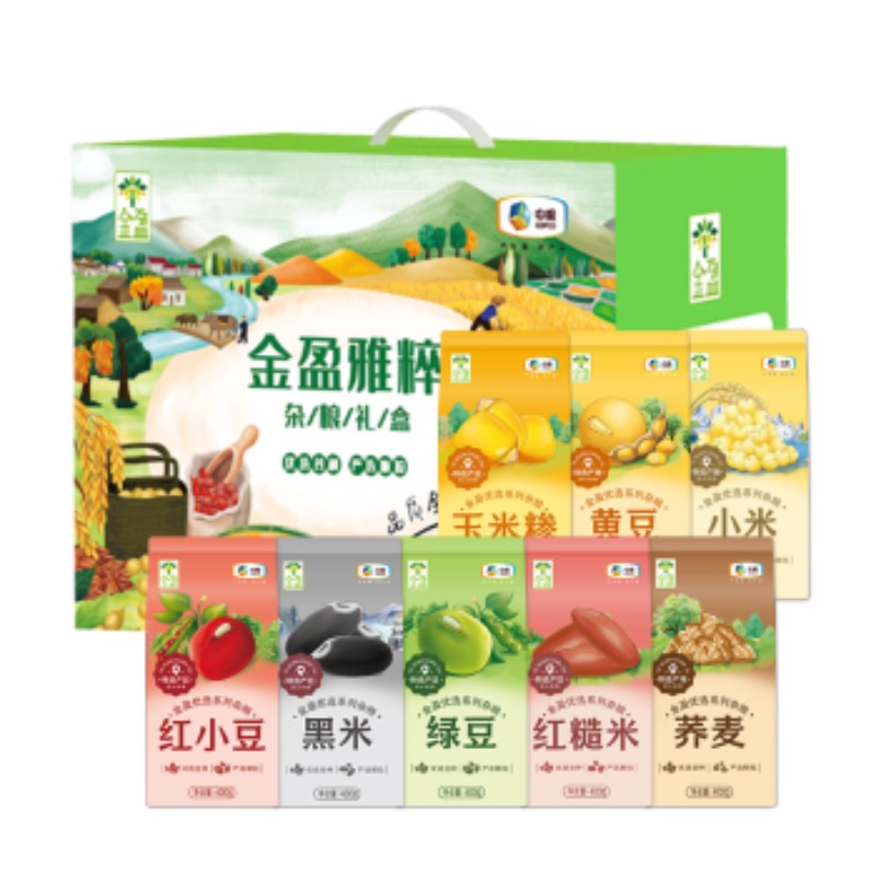 金盈 雅粹杂粮礼盒3200g 3200g .  无色（单位：盒）