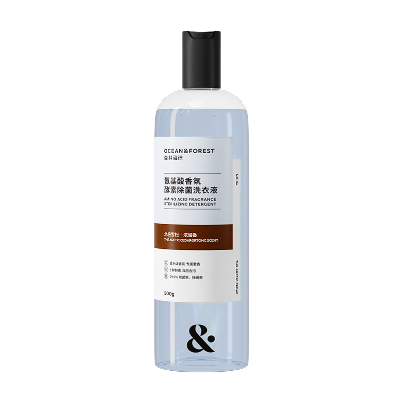 森林海洋 香氛洗衣液 北极雪松香 500g 水蓝色（单位：瓶）