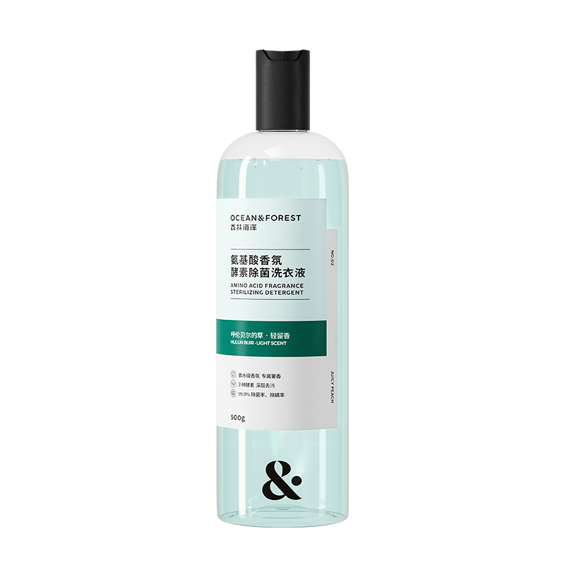 森林海洋 香氛洗衣液 呼伦贝尔的草香 500g  浅杉绿（单位：瓶）
