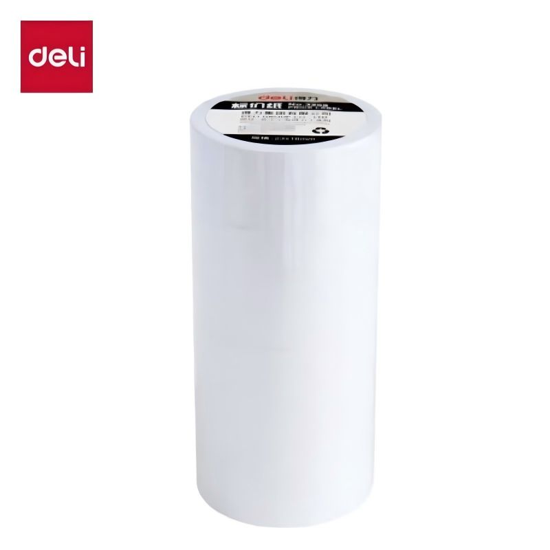 得力(deli) 双排标价纸 3209 23&times;16mm 10卷/筒  白色（单位：筒）
