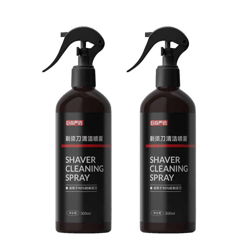 巨奇（JUQI） 剃须刀清洗液 适用多品牌 300ml*2瓶 黑色（单位：套）
