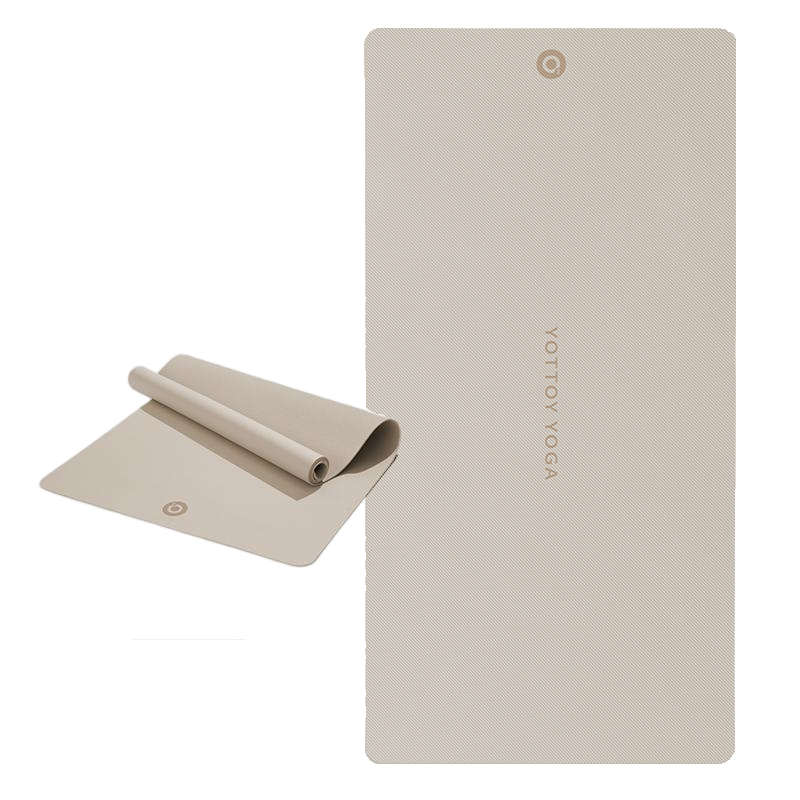 YOTTOY 抗菌瑜伽垫健身垫防滑减震静音家用加厚20mm yjdx2412x1A00020100i001 200*100cm 灰色（单位：条）