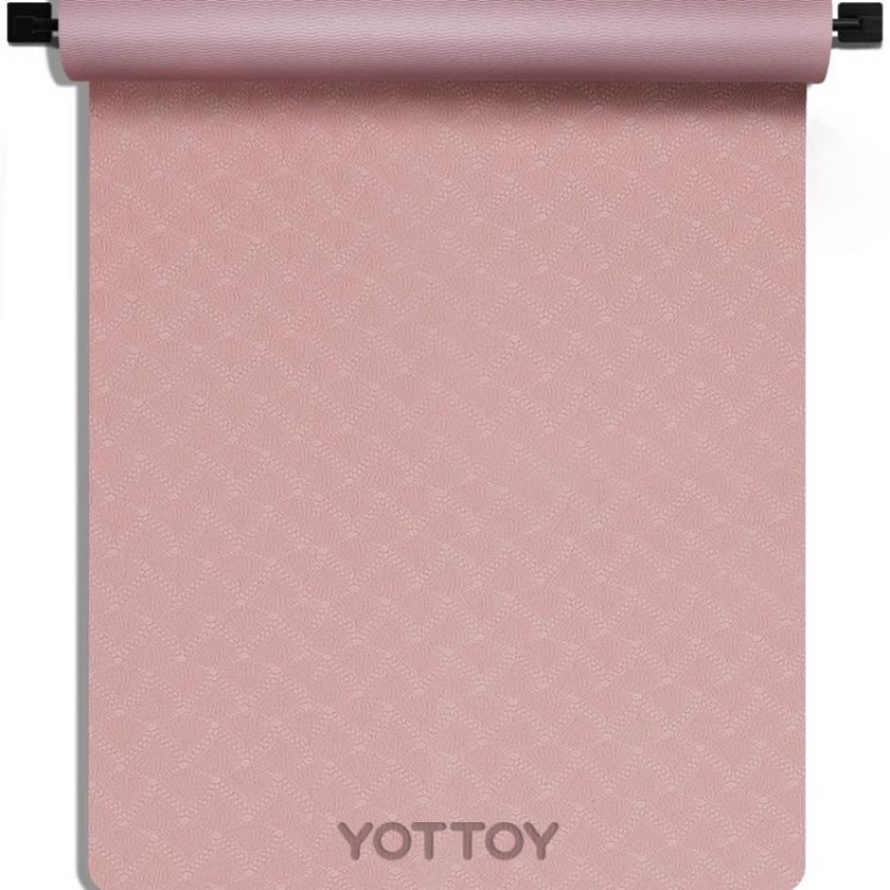 YOTTOY 纯净系列单色瑜伽垫80cm ADSSHF185809 9mm  珊瑚粉（单位：条）