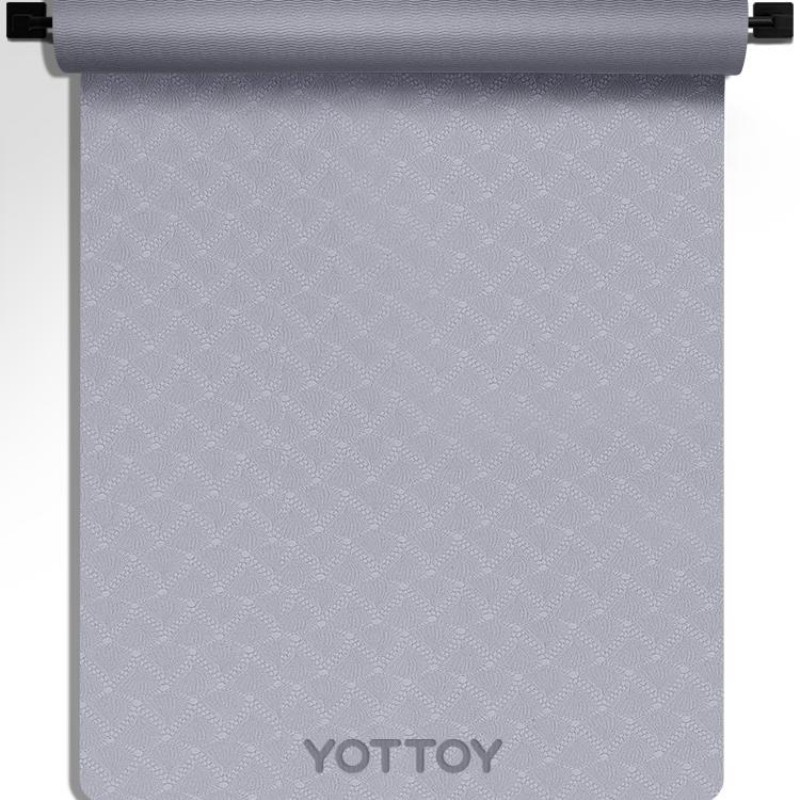 YOTTOY 纯净系列单色瑜伽垫80cm ADSMNH185806 9mm  玛瑙灰（单位：条）