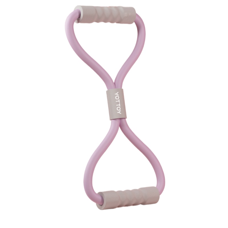 YOTTOY 加粗款8字拉力器 Y10080C003040 40*14cm 柔雾紫（单位：件）