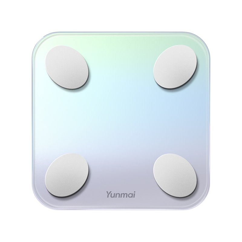 云麦（YUNMAI） 云麦智能体脂秤 mini 5-镭射炫彩 YSM241-01 YSM241-01  白色（单位：台）